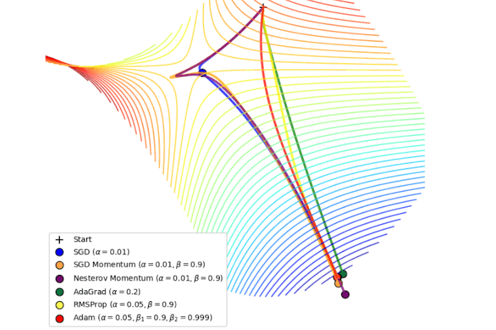 Optimizer visualization